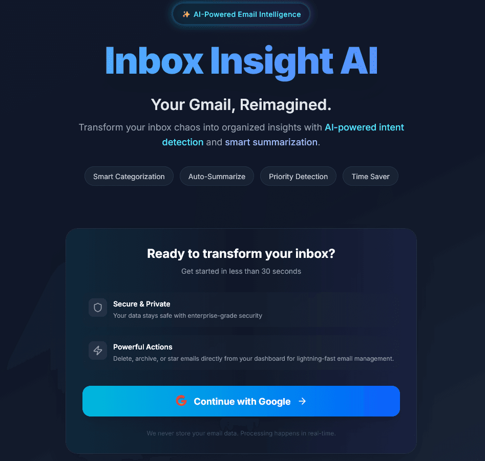Inbox Insight AI